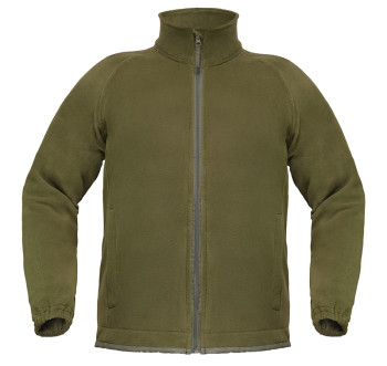 Флисовая куртка на молнии (оливковая)